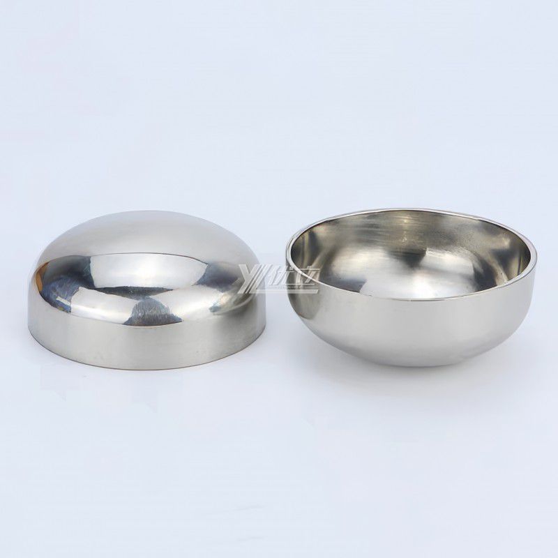 YOULI Hygienic Food Grade Sanitary Stainless Steel 304 SS316L 3A SMS DIN ISO Pipe Fitting Oval End Head