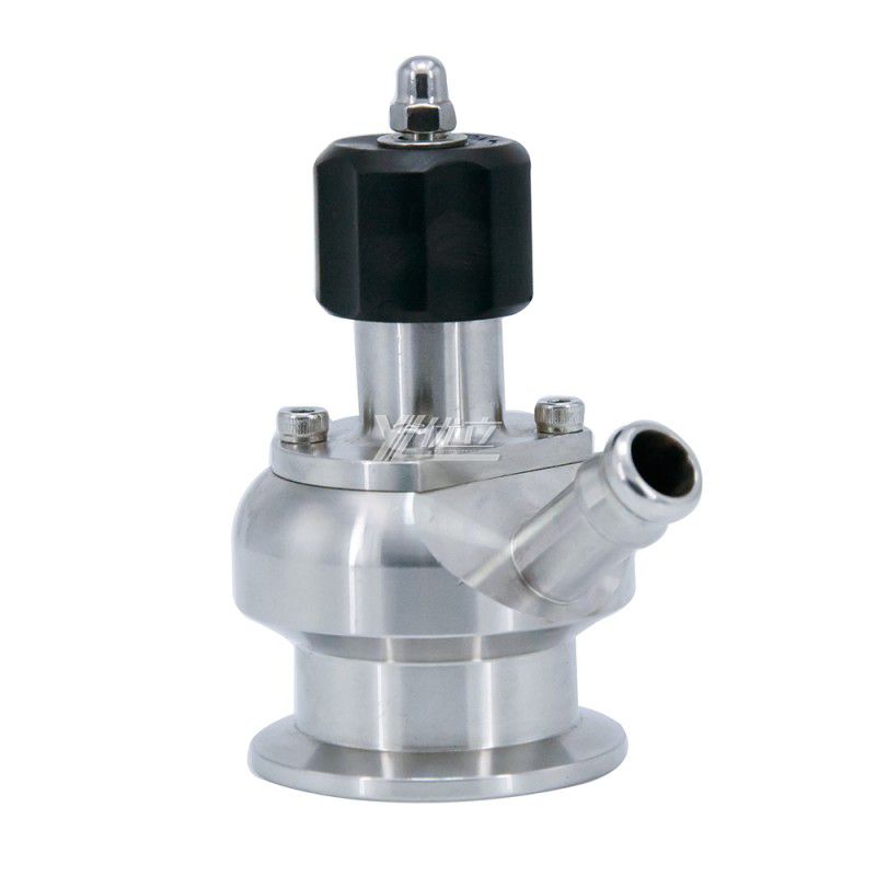 YOULI Hygienic Food Grade Sanitary Stainless Steel 304 316 Single Hose Manual Sterile Tri-Clamped Sample Valve