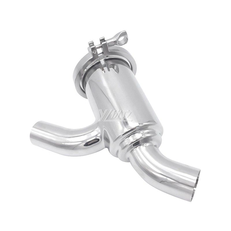 YOULI Top-Quality Hygienic Food Grade SS 304 316L Stainless Steel Sanitary 90 Bend Type No Retention Filter