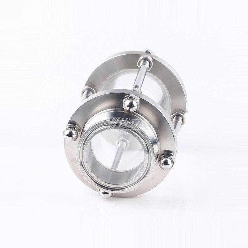 YOULI Best-in-Class Hygienic Food Grade Sanitary Stainless Steel 304 316L Flow Straight Tri Clamped Sight Glass
