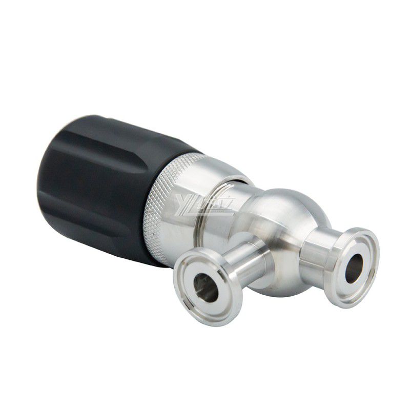 YOULI Best-in-Class Hygienic Food Grade Sanitary Stainless Steel 304 316L Tri Clamped Sanitary Mini Asepsis Safety Valve