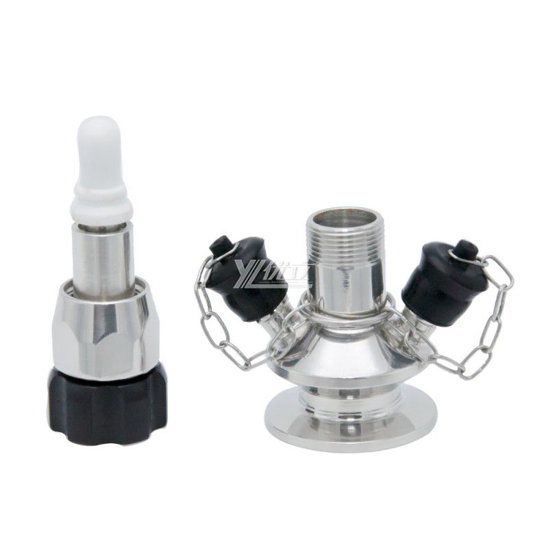YOULI Best-in-Class Hygienic Food Grade Sanitary Stainless Steel 304 316L Mico Biology Manual  Sterile Tri Clamped Sample Valve