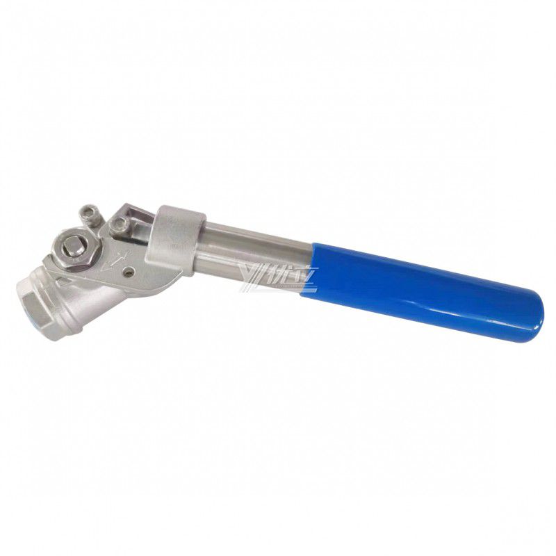YOULI RC NPT BSP 1000-2000wog 1.6-6.4mpa 304 316 WCB Stainless Steel Automatic Reset Handle 2PC Threaded Ball Valve