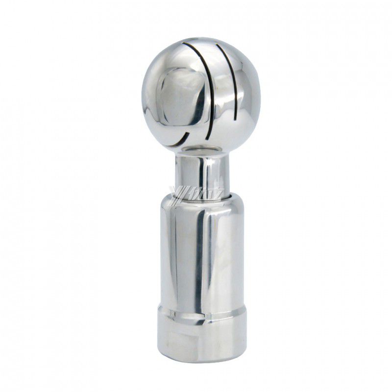 YOULI Food Grade Sanitary 360 Degree CIP Nozzle Tank Cleaning Stainless Steel Female Threaded Rotary Cleaning Spray Ball
