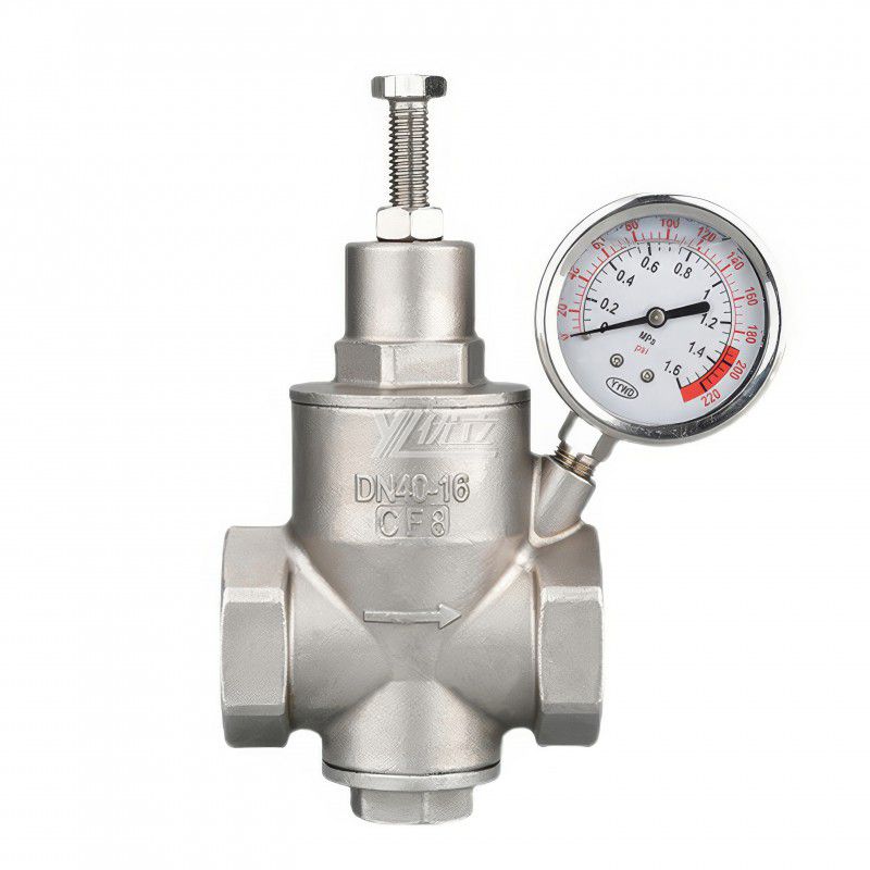 YOULI YZ11X Pressure Gage NPT BSP Pn16 304 316 Stainless Steel Water Branch Membrane Type Female Threaded Pressure Relief Valve