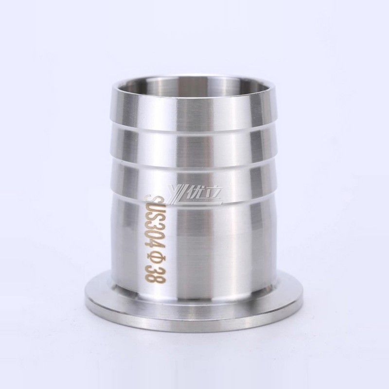 YOULI Best-in-Class Hygienic Food Grade Sanitary Stainless Steel 304 316L SMS Tri Clamp Ferrule Hose Adapter