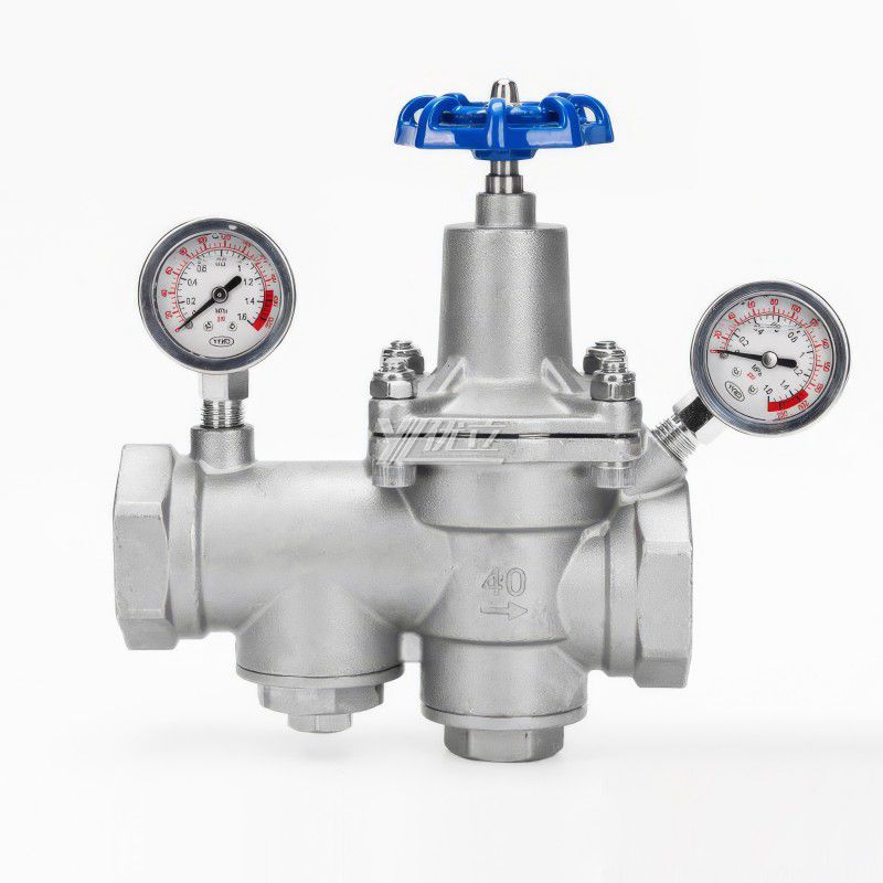YOULI YZ11X Pressure Gauge NPT BSP Pn16 304 316 Stainless Steel Water Shockproof Female Threaded Filter Pressure Relief Valve