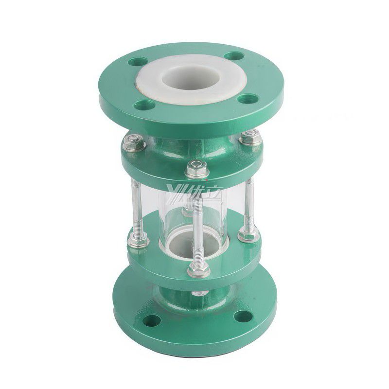 YOULI ANSI 150LB 304 316 Stainless Steel Ss JIS 10K 1.6mpa WCB  Fluorine Lined F46 Glass Tube Flange Mirror Sight Glass