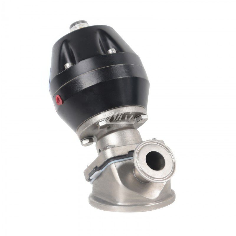 YOULI Hygienic Food Grade Sanitary Stainless Steel 316L Biological Medicine Plastics Pneumatic Diaphragm Bottom Valve