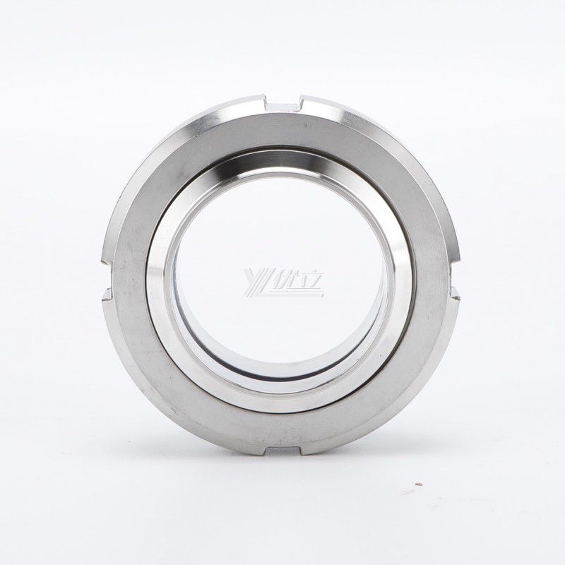 YOULI Hygienic Food Grade Sanitary Stainless Steel 304 SS316L DIN SMS 3A DN25 Round Nut Pipe Fitting 11850 Complete Sets Union