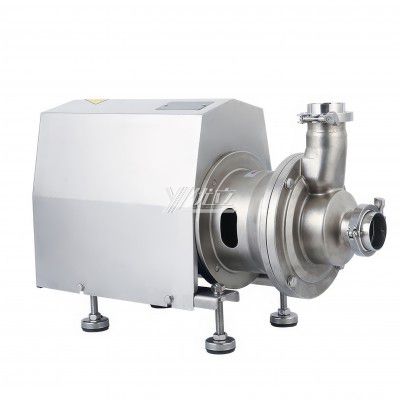 YOULI Hygienic Food Grade Stainless Steel 304 316L CIP clear Return Transfer Tri Clamp Sanitary Single Head CIP-Self Priming Pump