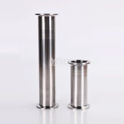 YOULI Food Grade Sanitary Stainless Steel 304 SS316L100-4000mm SMS DIN ISO 3A Pipe Fitting Tri-clamp Straight Fittings