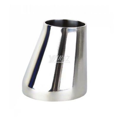 YOULI Hygienic Food Grade Sanitary Stainless Steel 304 SS316L 3A SMS DIN ISO Welded Pipe Fitting Eccentric Welded Reducer