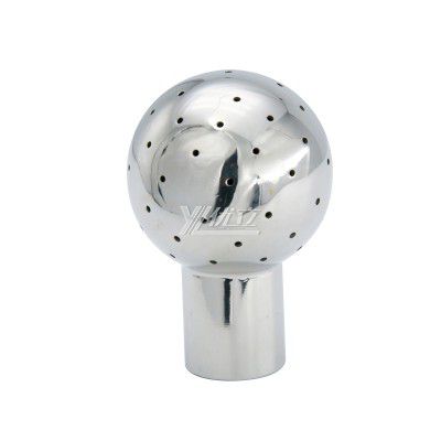 YOULI Hygienic Food Grade Sanitary Bolted Tank Cleaning Stainless Steel 304 SS316L Threaded Nozzle Fixed Cleaning Spray Ball