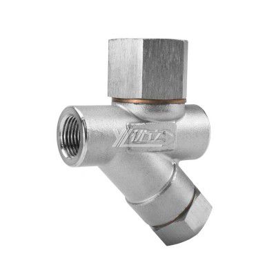 YOULI Durable High Temperature 1.6mpa 304 316  Stainless Steel Y Type Thermal Power Female Threaded Steam Water Trap Valve