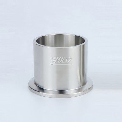 YOULI Hygienic Food Grade Sanitary Stainless Steel 304 316L KF KF25 KF40 KF50 Pipe Weld Tri Clamp Vacuum Ferrule