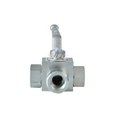 YOULI Hydraulic Pressure RC NPT BSP 6000psi Stainless Steel 304 316 WCB KHB High Pressure Manual 3 Way Threaded Ball Valve